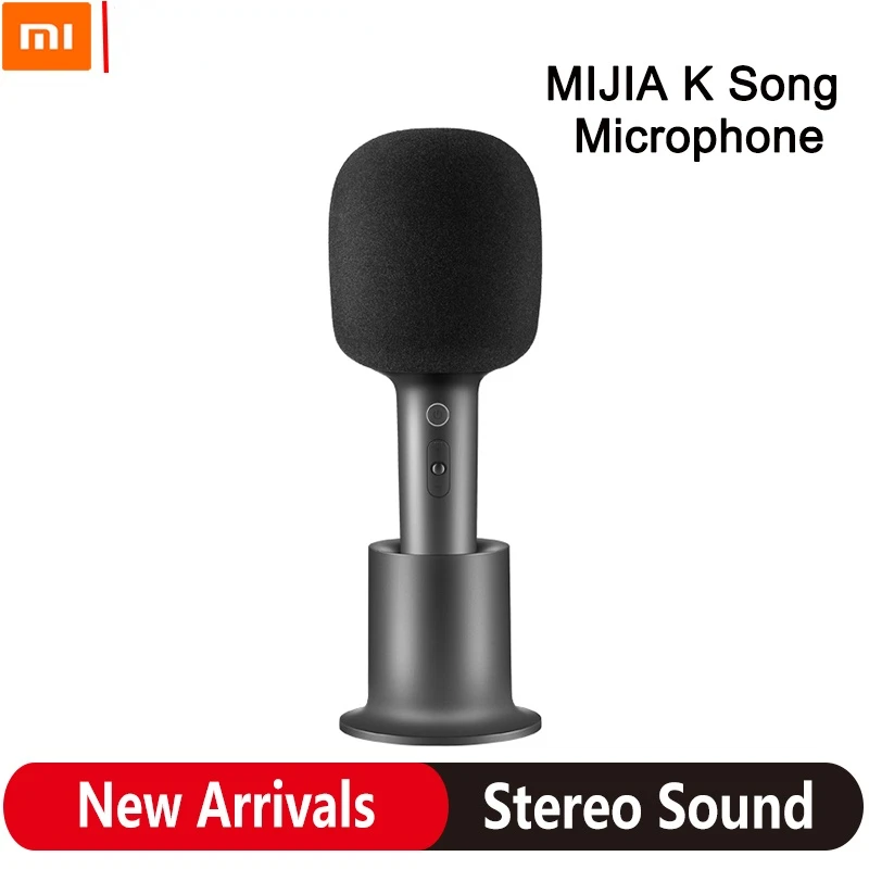 

2021 Xiaomi MIJIA K Song Microphone Karaoke Bluetooth 5.1 Connected Stereo Sound DSP Chip Noise Cancellation 2500mAh Battery