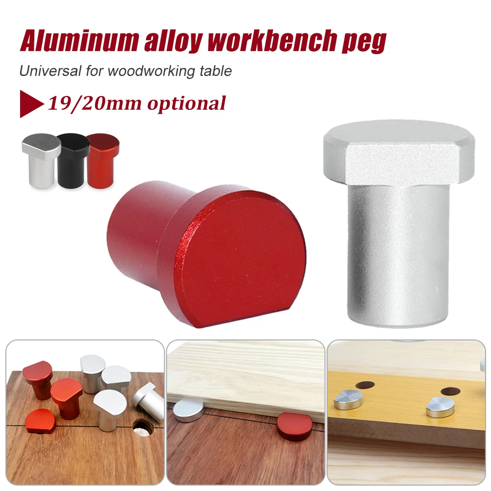 1PCS Aluminum Alloy Workbench Peg Brake Stops Clamp 19/20mm Dogs Woodworking Table Limit Block Workbench Workshop Tools
1PCS Aluminum Alloy Workbench Peg Brake Stops Clamp 19/20mm Dogs Woodworking Table Limit Block Workbench Workshop Tools