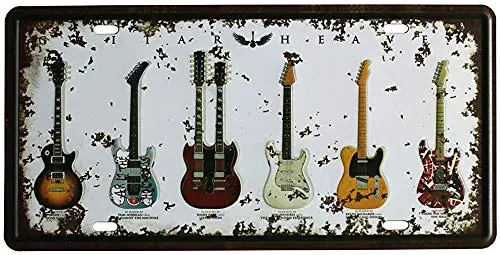 Tin speaking Fashionable Metal Tin Sign Guitar Rock Music Wall Decor Sign 6x12 Inches Designable customization Courtyard 1
Tin speaking Fashionable Metal Tin Sign Guitar Rock Music Wall Decor Sign 6x12 Inches Designable customization Courtyard 1