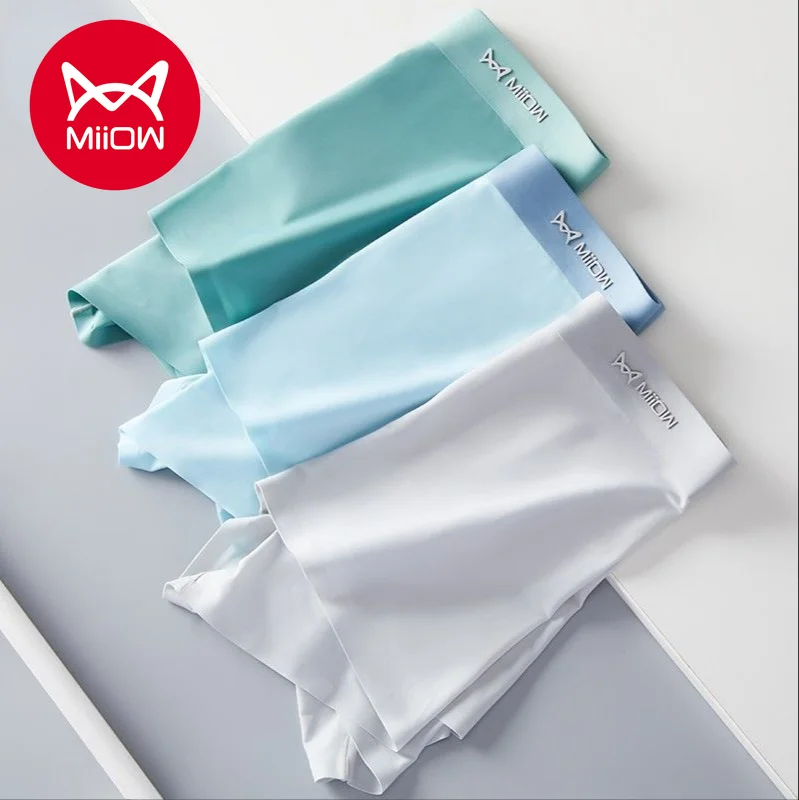 3 PCS MiiOW Graphene Antibacterial Men's Underwear Men's Boxers Ice Men's Adult Traceless Summer Men's Boxers
3 PCS MiiOW Graphene Antibacterial Men's Underwear Men's Boxers Ice Men's Adult Traceless Summer Men's Boxers