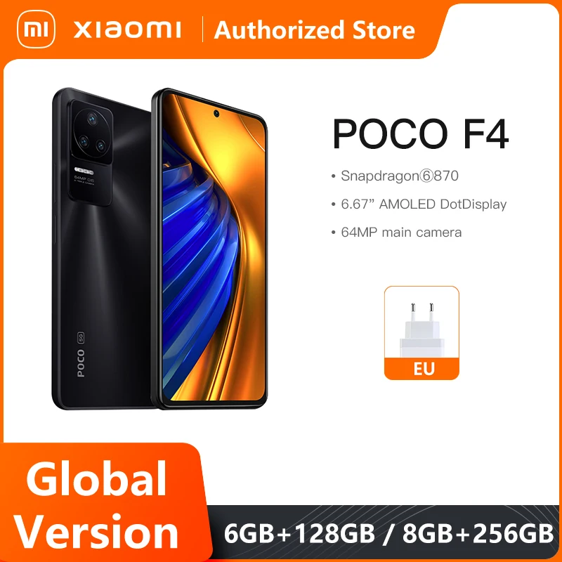 POCO F4 5G глобальная версия 6 ГБ 128 ГБ/8 ГБ 256 ГБ Snapdragon 870 NFC 120 Гц 6,67 "AMOLED камера 64 мп OIS 67 Вт 4500 мАч
POCO F4 5G глобальная версия 6 ГБ 128 ГБ/8 ГБ 256 ГБ Snapdragon 870 NFC 120 Гц 6,67 "AMOLED камера 64 мп OIS 67 Вт 4500 мАч