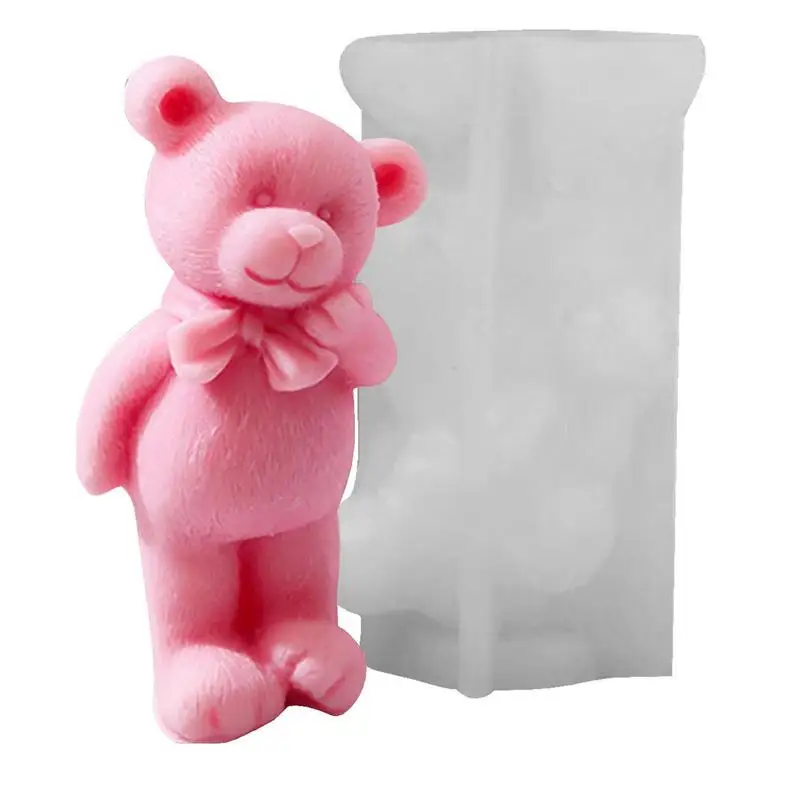 Bear Candle Molds Silicone Molds for DIY Animals Mold Crafts Fondant Mold with Cute Epoxy Mold Candy Decor Cake Candle
Bear Candle Molds Silicone Molds for DIY Animals Mold Crafts Fondant Mold with Cute Epoxy Mold Candy Decor Cake Candle