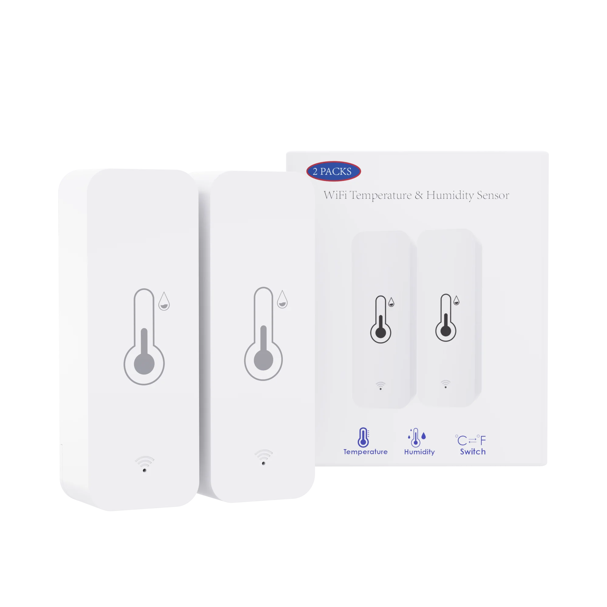 Tuya Smart WiFi Датчик Температуры и Влажности
Tuya Smart WiFi Датчик Температуры и Влажности
