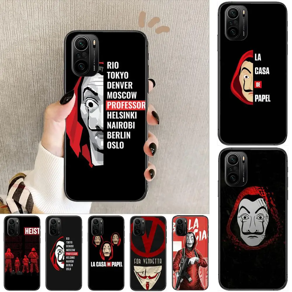 TV lacasadepapel Phone Case For xiaomi redmi POCO F1 F2 F3 X3 Pro M3 9C 10T Lite NFC Black Cover Silicone Back Prett mi 10 ultra
TV lacasadepapel Phone Case For xiaomi redmi POCO F1 F2 F3 X3 Pro M3 9C 10T Lite NFC Black Cover Silicone Back Prett mi 10 ultra