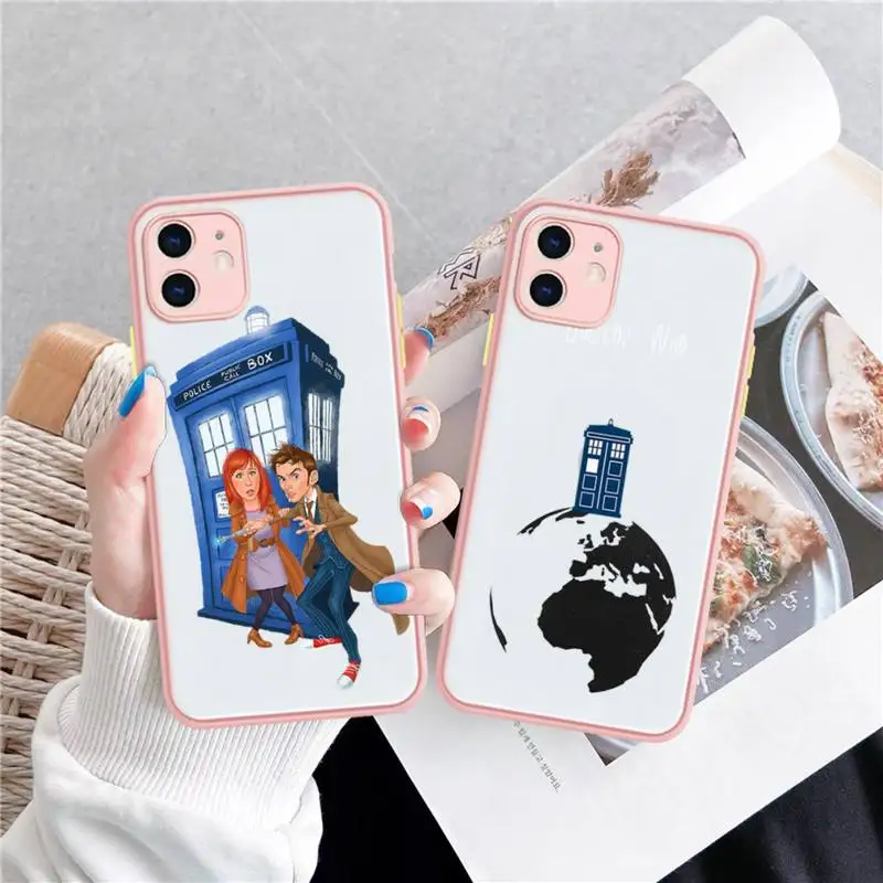 TOPLBPCS Tardis Box Doctor Who Phone Case for iPhone X XR XS 7 8 Plus 11 12 13 pro MAX 13mini Translucent Matte Case
TOPLBPCS Tardis Box Doctor Who Phone Case for iPhone X XR XS 7 8 Plus 11 12 13 pro MAX 13mini Translucent Matte Case