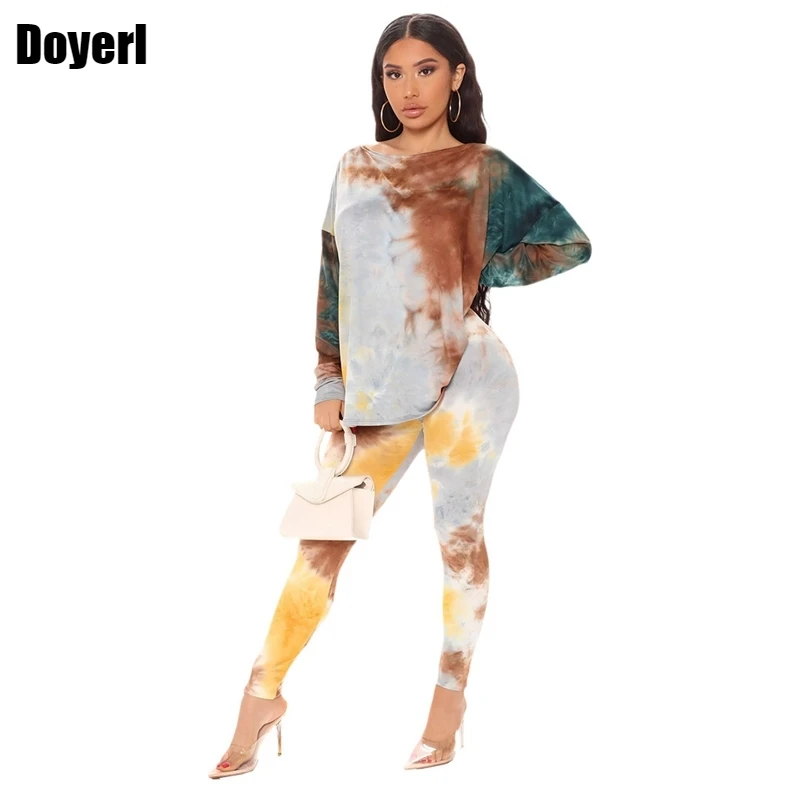 Tie Dye Tracksuit Women Sweat Suit Set Sweatshirt Crop Top and Printed Leggings Pants Sets Casual 2 Piece Sets Womens Outfits
Tie Dye Tracksuit Women Sweat Suit Set Sweatshirt Crop Top and Printed Leggings Pants Sets Casual 2 Piece Sets Womens Outfits