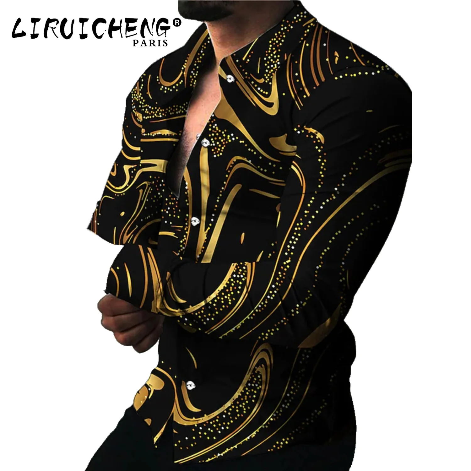 2023 Fashion Luxury Men Shirts Single Breasted Shirt Casual Purple Turbulent Print Long Sleeve Tops Clothing Hawaii Cardigan
2023 Fashion Luxury Men Shirts Single Breasted Shirt Casual Purple Turbulent Print Long Sleeve Tops Clothing Hawaii Cardigan