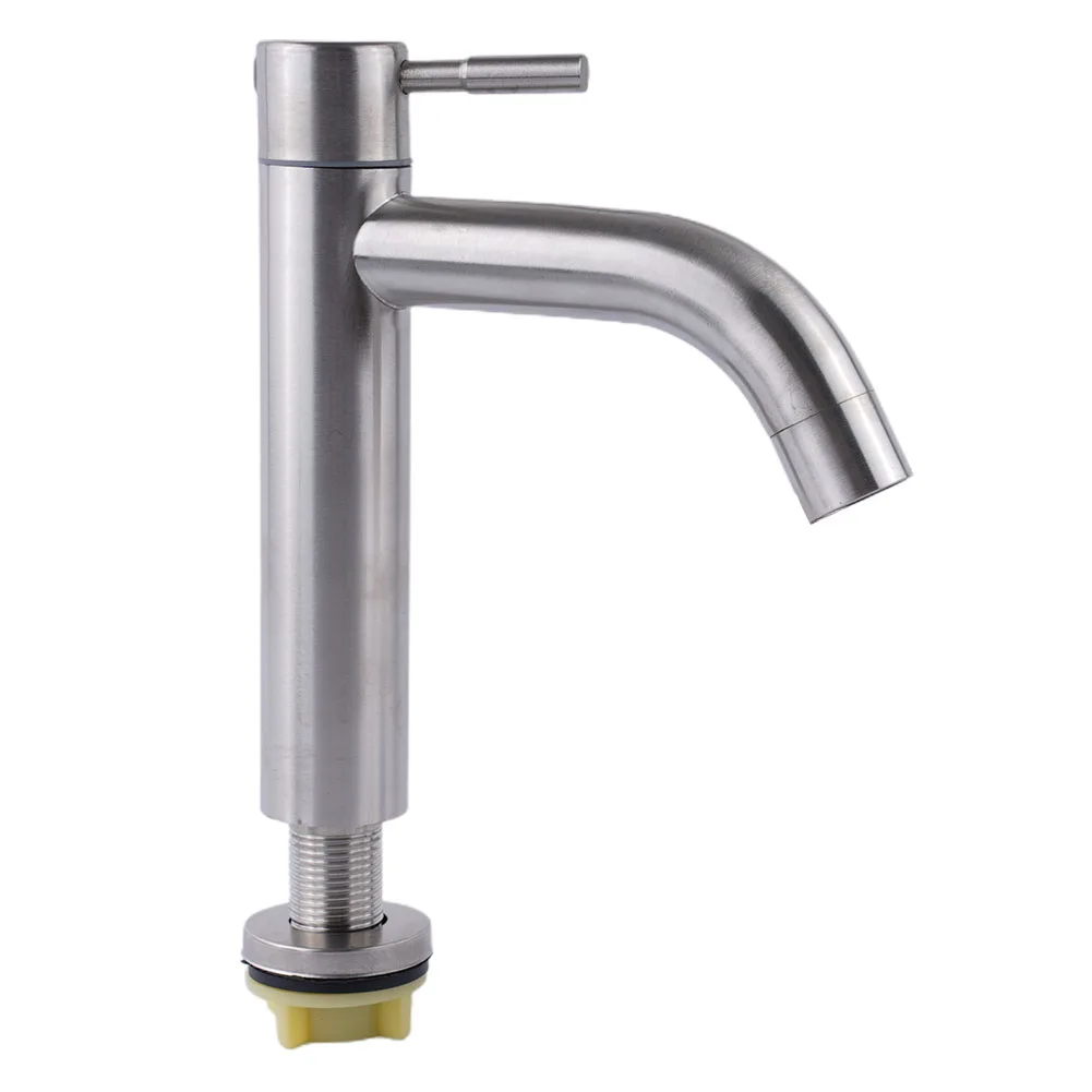 Sink Tap Basin Faucet Bathroom Faucet Cold Water Deck Mounted Home Improvement Kitchen Mixer Silver Brushed Single Handle
Sink Tap Basin Faucet Bathroom Faucet Cold Water Deck Mounted Home Improvement Kitchen Mixer Silver Brushed Single Handle