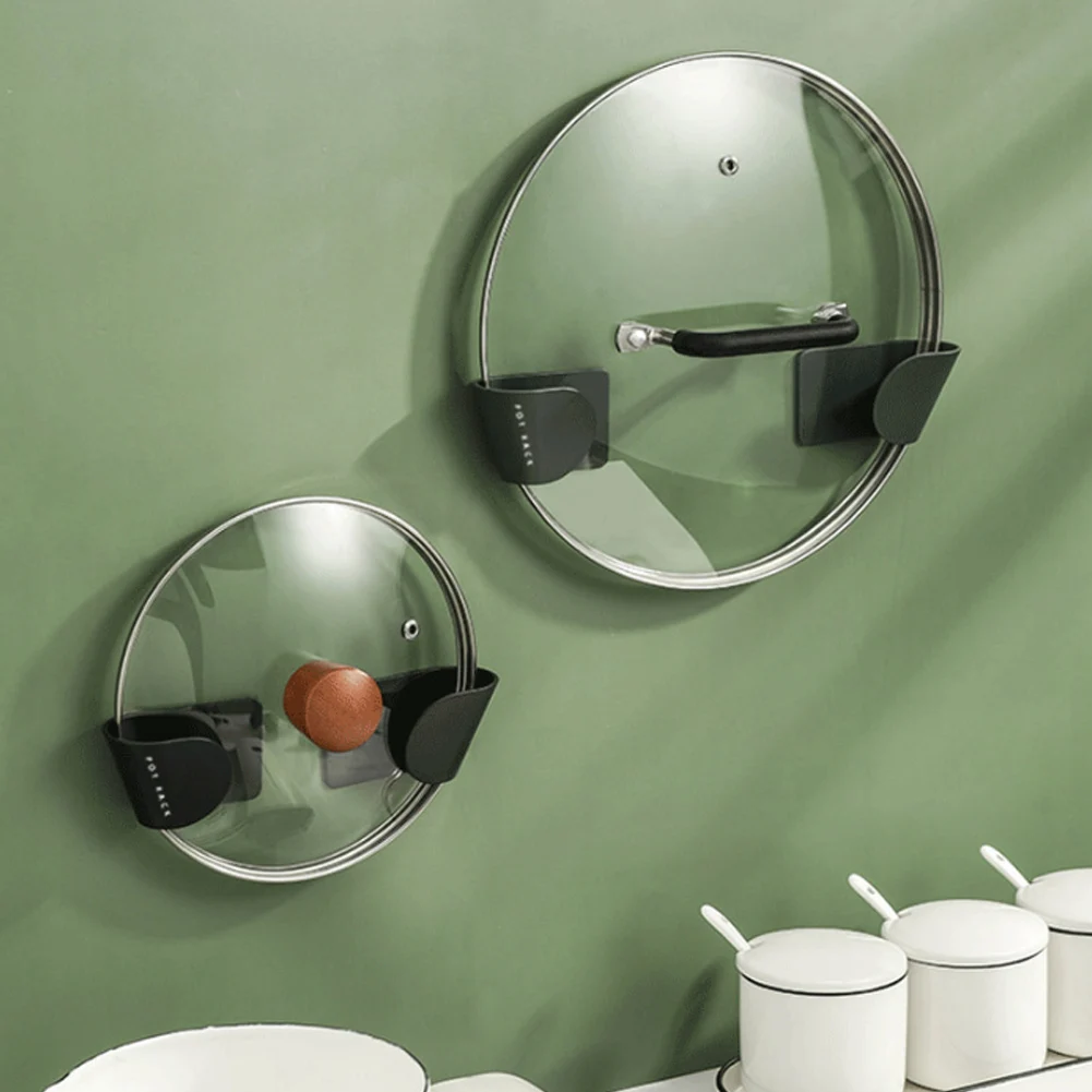 1 pair Pot Lid Holder Wall-Mounted Hanging Holder for Pan Pot Cover Rack Kitchen Organizer Plastic Kitchen Storage Rack
1 pair Pot Lid Holder Wall-Mounted Hanging Holder for Pan Pot Cover Rack Kitchen Organizer Plastic Kitchen Storage Rack
