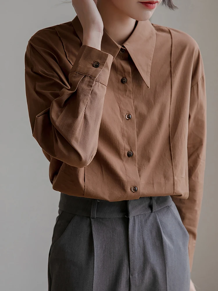 Women blouse vintage Turn-down Collar Spring Autumn Lantern sleeve women shirts white tops long sleeve shirt black ladies tunic
Women blouse vintage Turn-down Collar Spring Autumn Lantern sleeve women shirts white tops long sleeve shirt black ladies tunic
