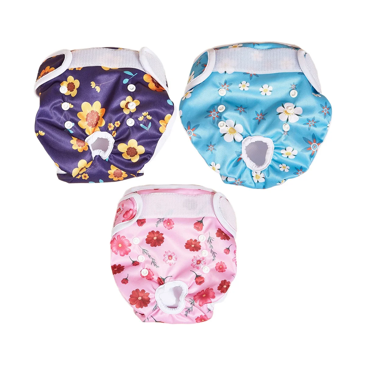 

Pet Dog Shorts Sanitary Physiological Pants Washable Pet Briefs Diapers Female Dog Menstruation Panties-M