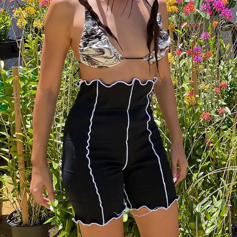 Summer Fashion Frill Black Casual High Waist Motorcycle Sexy Shorts Female Slim Sexy Fitness Shorts Hot Shorts Beach Pants
Summer Fashion Frill Black Casual High Waist Motorcycle Sexy Shorts Female Slim Sexy Fitness Shorts Hot Shorts Beach Pants
