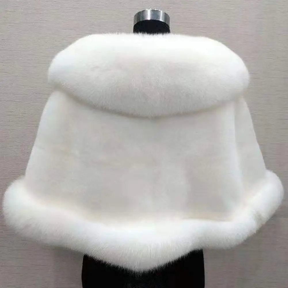 Trendy Dress Shawl Fluffy Outwear Winter Cape Autumn Winter Wedding Bridal Warm Coat
Trendy Dress Shawl Fluffy Outwear Winter Cape Autumn Winter Wedding Bridal Warm Coat