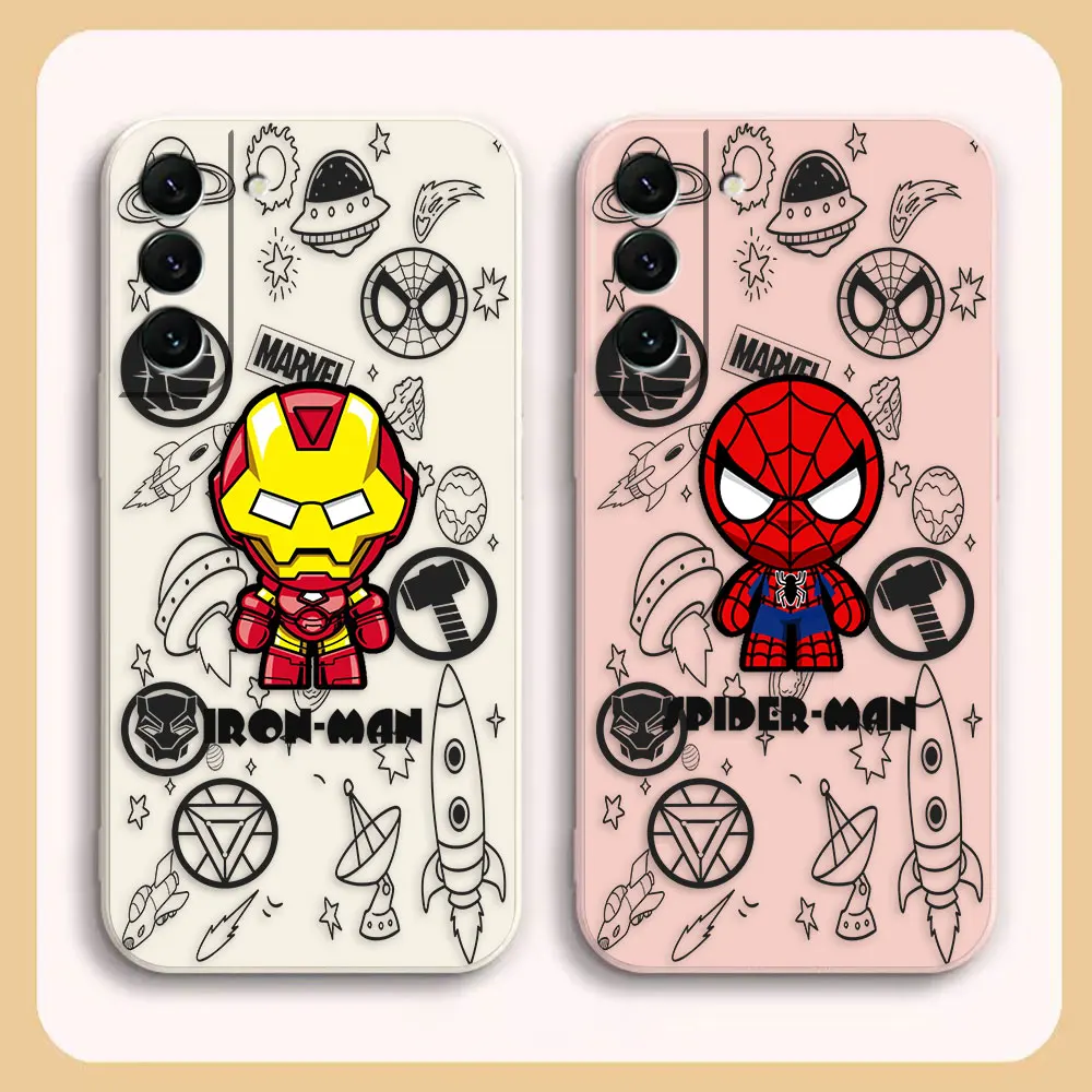 Cartoon Iron Spider-Man Case For Samsung S23 S22 S21 S20 FE S11 S11E S10 S10E S9 S30 Ultra Plus 4G 5G Shockproof Liquid Case
Cartoon Iron Spider-Man Case For Samsung S23 S22 S21 S20 FE S11 S11E S10 S10E S9 S30 Ultra Plus 4G 5G Shockproof Liquid Case