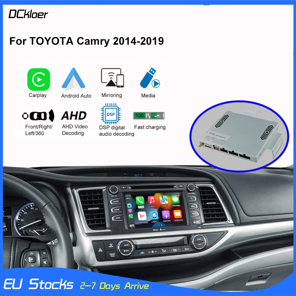 Wireless Apple Radio Carplay For Toyota Camry 2014-2018 Android Auto Mirror Link AirPlay Car Play Functions
Wireless Apple Radio Carplay For Toyota Camry 2014-2018 Android Auto Mirror Link AirPlay Car Play Functions