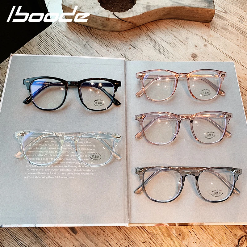 Iboode Anti Blue Light Glasses Frame Women's Eyeglass Frame Computer Glasses Vintage Men Spectacles Transparent Frame
Iboode Anti Blue Light Glasses Frame Women's Eyeglass Frame Computer Glasses Vintage Men Spectacles Transparent Frame