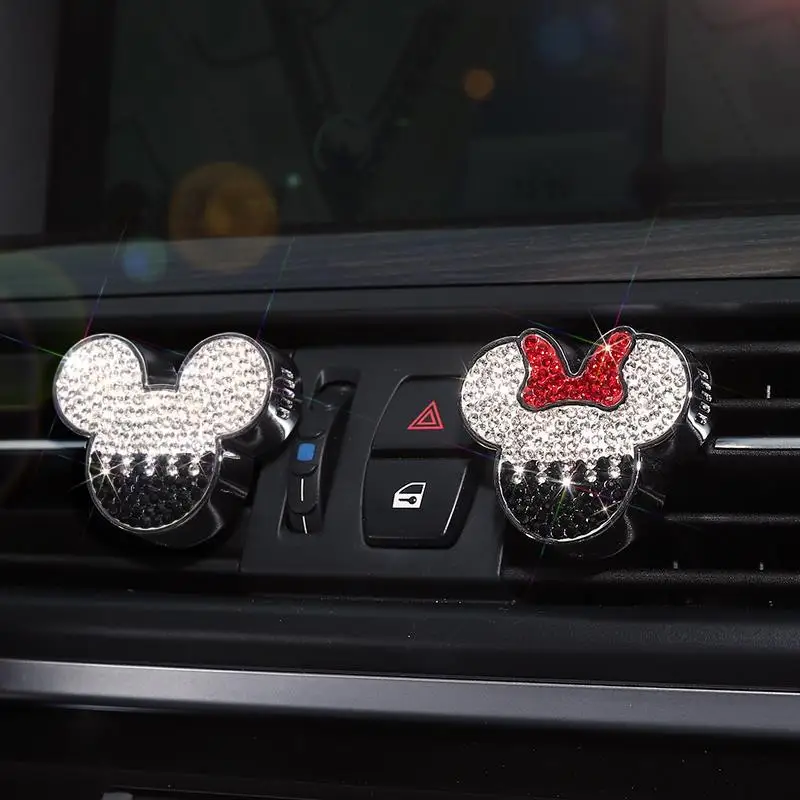 Auto Perfume Rhinestone Mickey Minnie Car Air Conditioning Outlet Aromatherapy Decoration Cartoon Ornaments Fragrance Deodorant
Auto Perfume Rhinestone Mickey Minnie Car Air Conditioning Outlet Aromatherapy Decoration Cartoon Ornaments Fragrance Deodorant