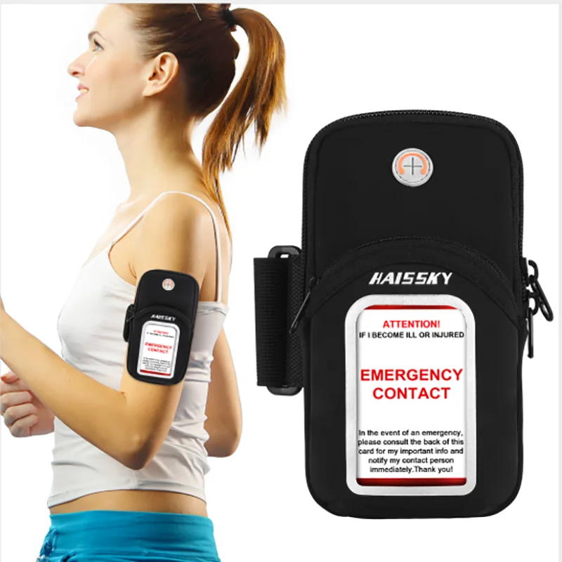 HAISSKY Sports Running Arm Band Bag Emergency Card Wallet Belt On Hand Mobile Phone Pouch For iPhone 13 12 11 Pro Max Xiaomi 11
HAISSKY Sports Running Arm Band Bag Emergency Card Wallet Belt On Hand Mobile Phone Pouch For iPhone 13 12 11 Pro Max Xiaomi 11