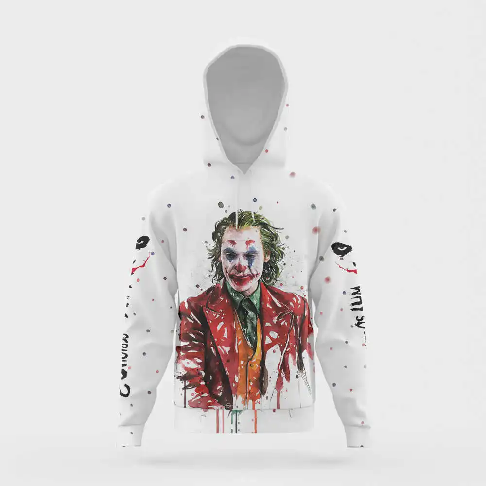 Funny 3D printed Hoodie fashion pullover men's women's Sweatshirt sweater cool figure scary clown clothing spring and autumn
Funny 3D printed Hoodie fashion pullover men's women's Sweatshirt sweater cool figure scary clown clothing spring and autumn