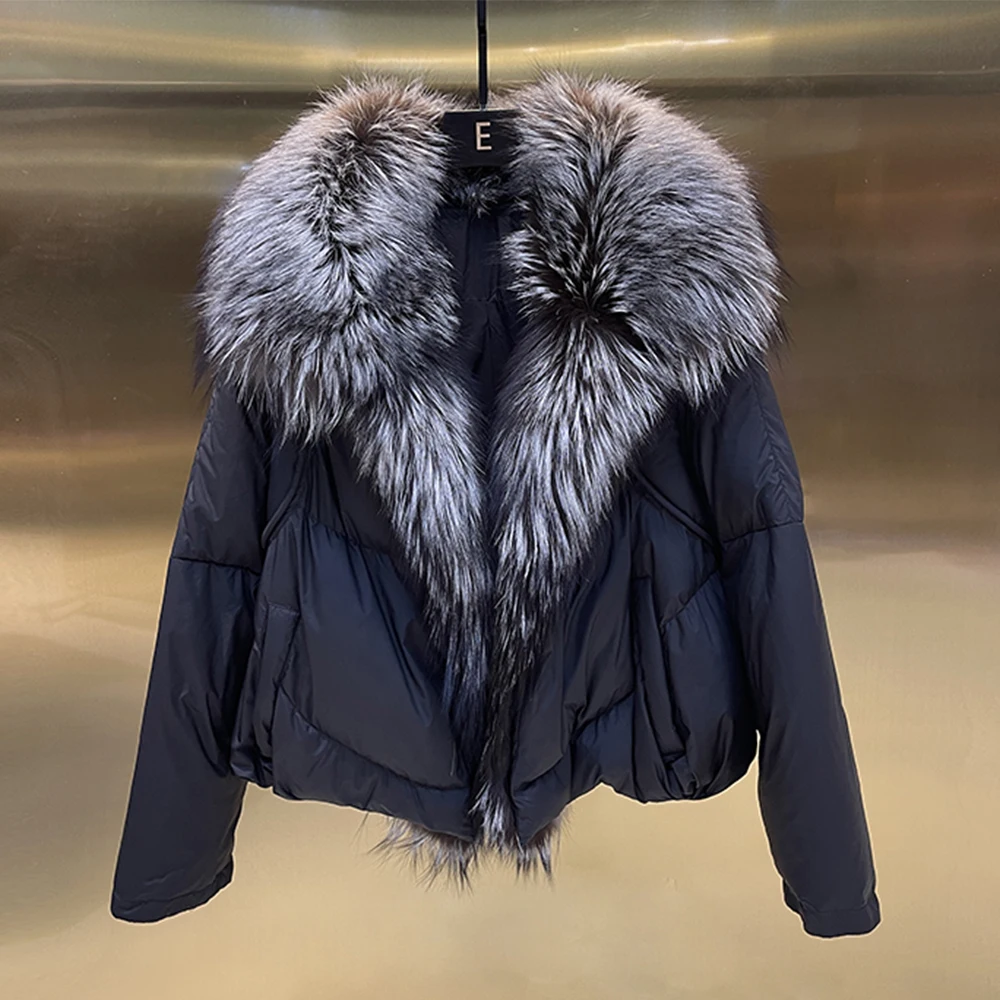 Winter Long Goose Down Coat Women Parka Fashion Thicken Warm Down Jacket with Large Real Fox Fur Collar Female Overcoat
Winter Long Goose Down Coat Women Parka Fashion Thicken Warm Down Jacket with Large Real Fox Fur Collar Female Overcoat