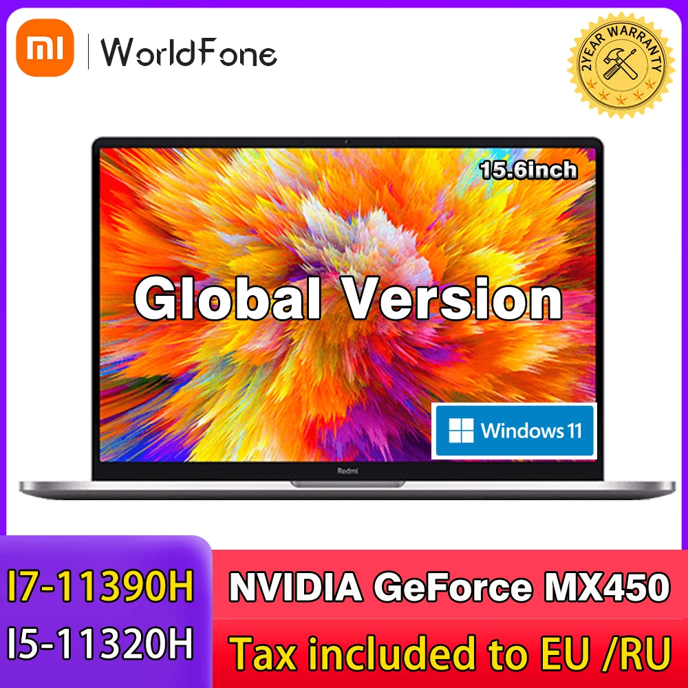Оригинальный ноутбук Xiaomi RedmiBook Pro 15, ноутбук, Intel Core i7-11390H/i5-11320H 3,2 K, экран 90 Гц, ноутбуки, компьютер MX450, графический процессор, ПК
Оригинальный ноутбук Xiaomi RedmiBook Pro 15, ноутбук, Intel Core i7-11390H/i5-11320H 3,2 K, экран 90 Гц, ноутбуки, компьютер MX450, графический процессор, ПК