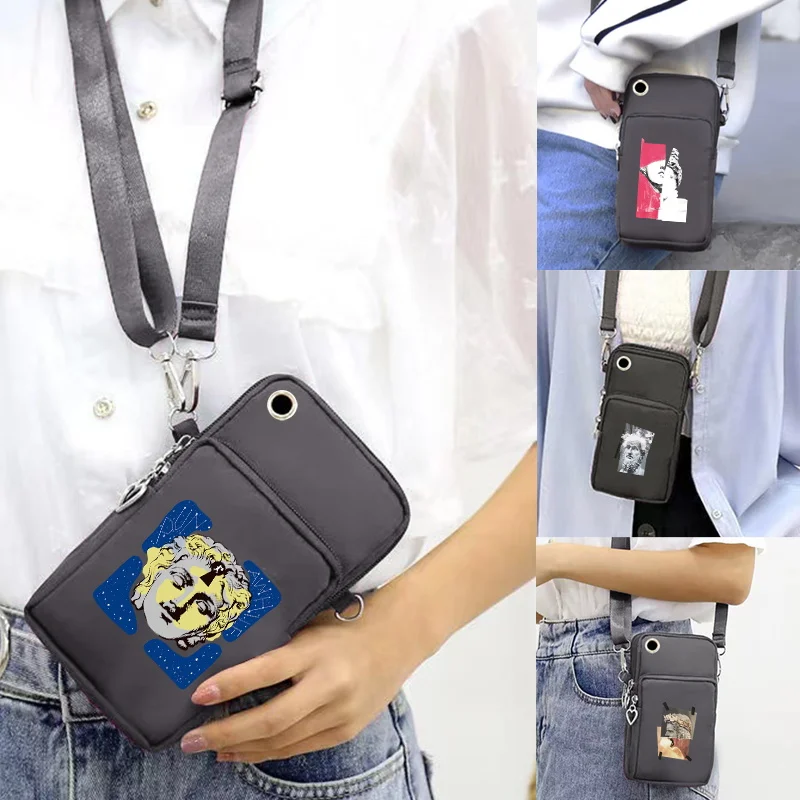 Mobile Phone Bags Wallets New Women Outdoor Sports Arm Pack Apple/Huawei Universal Cell Phone Pouch Sculpture Print Shoulder Bag
Mobile Phone Bags Wallets New Women Outdoor Sports Arm Pack Apple/Huawei Universal Cell Phone Pouch Sculpture Print Shoulder Bag