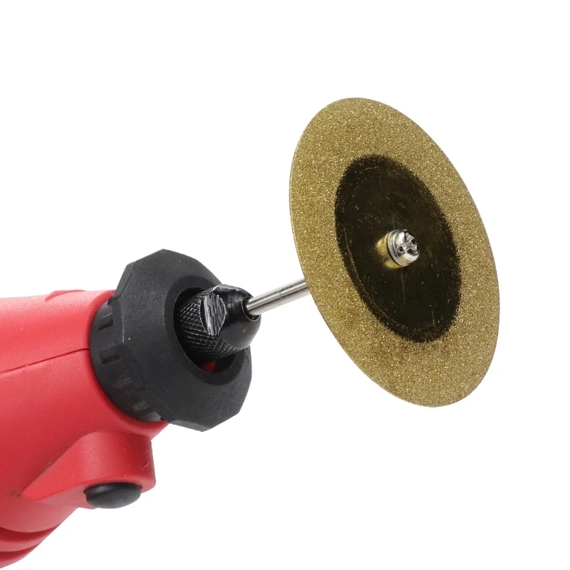 5pcs Diamond Cutting Disc 20/30/40/50mm Rotary Tool TiN Coated Circular Saw Blade For Cutting Gemstone Glass Ceramic Woodworking
5pcs Diamond Cutting Disc 20/30/40/50mm Rotary Tool TiN Coated Circular Saw Blade For Cutting Gemstone Glass Ceramic Woodworking