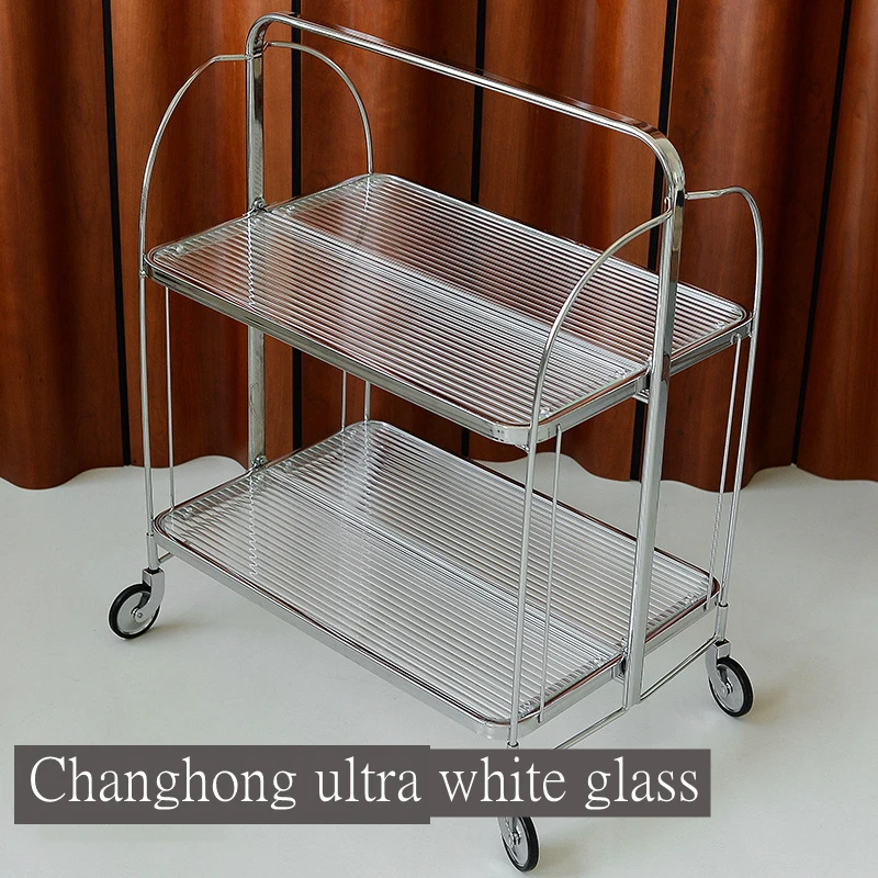 JAYA Medieval foldable mobile cart multi-layer glass storage rack net celebrity dining cart
JAYA Medieval foldable mobile cart multi-layer glass storage rack net celebrity dining cart