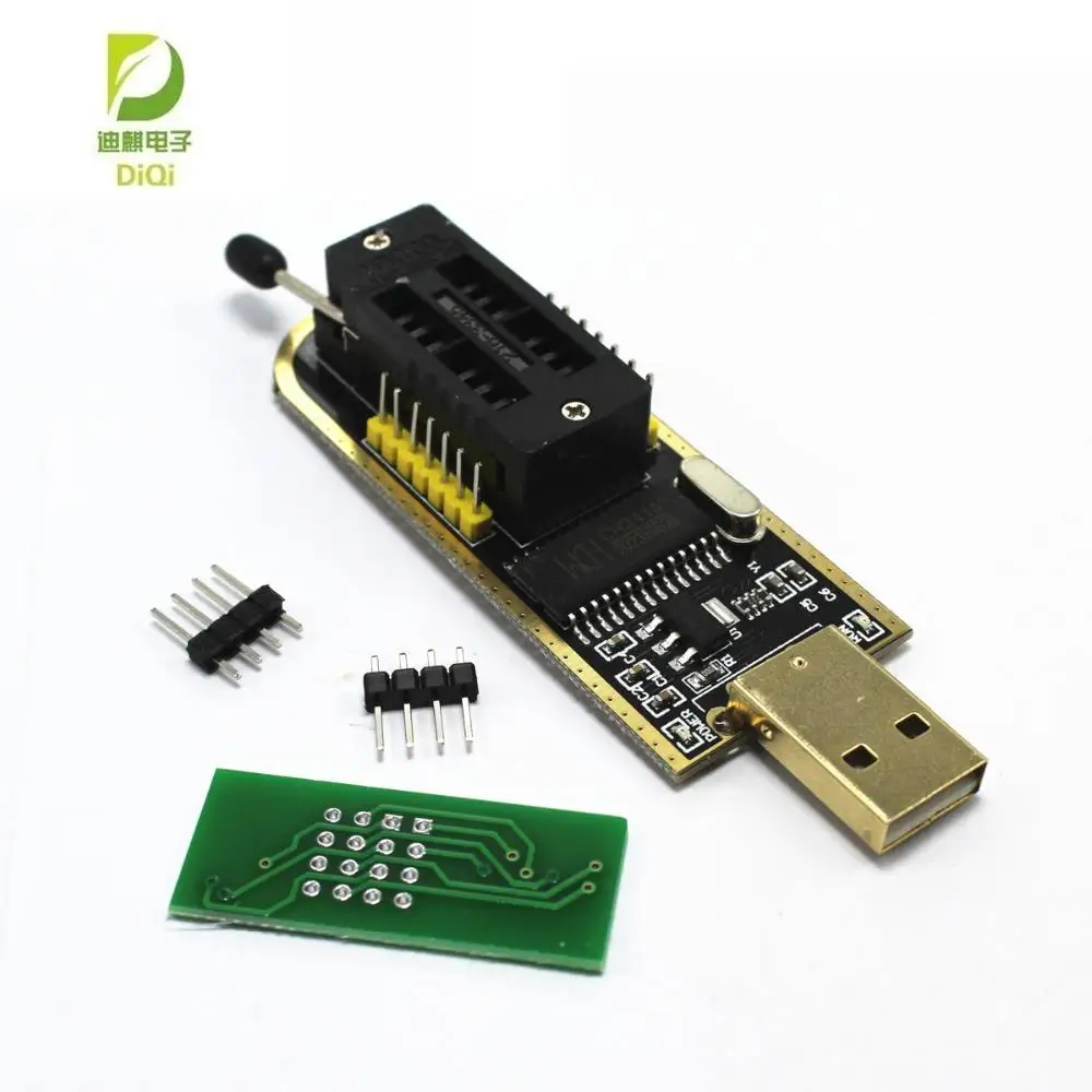 

USB-программатор с программным обеспечением и драйвером, CH341B CH341A 24 25 Series EEPROM Флэш-BIOS, 10 комплектов