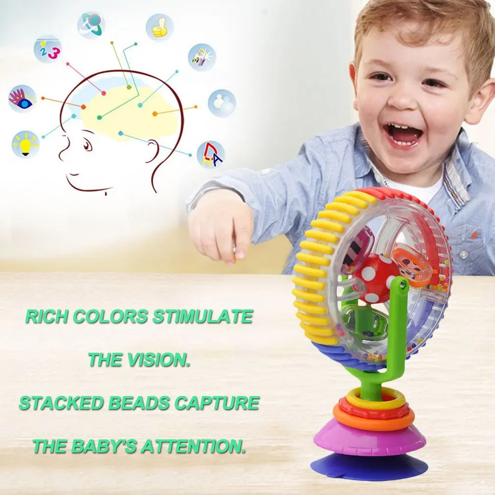

Baby Toys 0-12 Months Three-color Model Rotating Ferris Wheel Stroller Dining Chair Educational Toys For Baby Gift