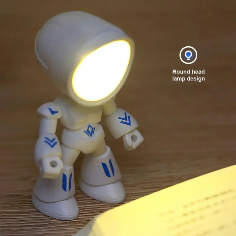 Cartoon Mecha Robot Mini Led Night Light Adjustable Angle Eye Care Desk Lamp For Kids Easter Birthday Gifts Home Decorations
Cartoon Mecha Robot Mini Led Night Light Adjustable Angle Eye Care Desk Lamp For Kids Easter Birthday Gifts Home Decorations