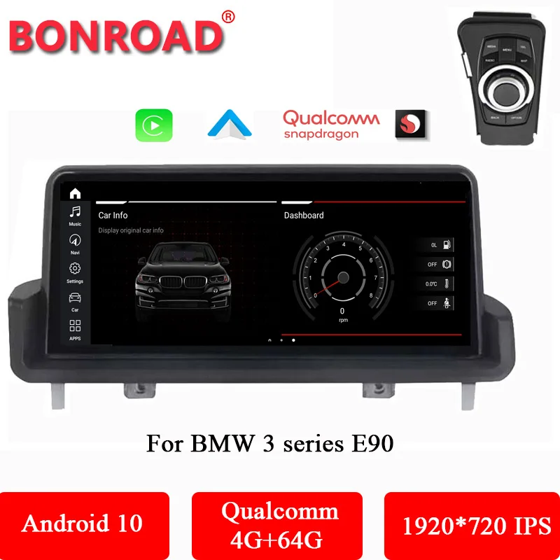 Bonroad Qualcomm Android 10.0 Car radio Navigation for BMW 3 serise E90 E91 E92 E93 Multimedia Player 4G LTE WIFI Carplay
Bonroad Qualcomm Android 10.0 Car radio Navigation for BMW 3 serise E90 E91 E92 E93 Multimedia Player 4G LTE WIFI Carplay
