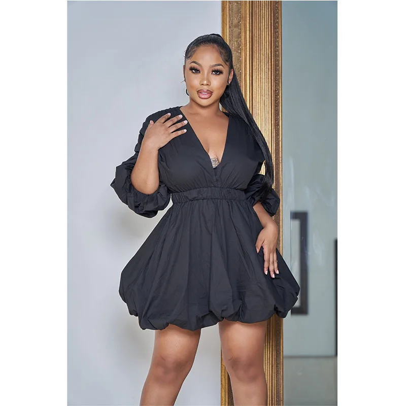 Autumn Fashion Party Mini Dress Women Sexy Deep V Neck Lantern Sleeves A-Line Mini Dress Women
Autumn Fashion Party Mini Dress Women Sexy Deep V Neck Lantern Sleeves A-Line Mini Dress Women