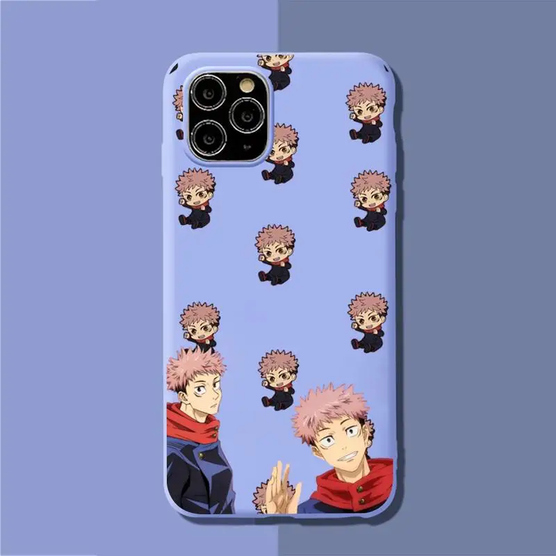 Anime Jujutsu Kaisen Gojo Satoru Phone Case for iPhone 11 12 13 Mini Pro Xs Max 8 7 6 6S Plus X XR Solid Candy Color Case
Anime Jujutsu Kaisen Gojo Satoru Phone Case for iPhone 11 12 13 Mini Pro Xs Max 8 7 6 6S Plus X XR Solid Candy Color Case