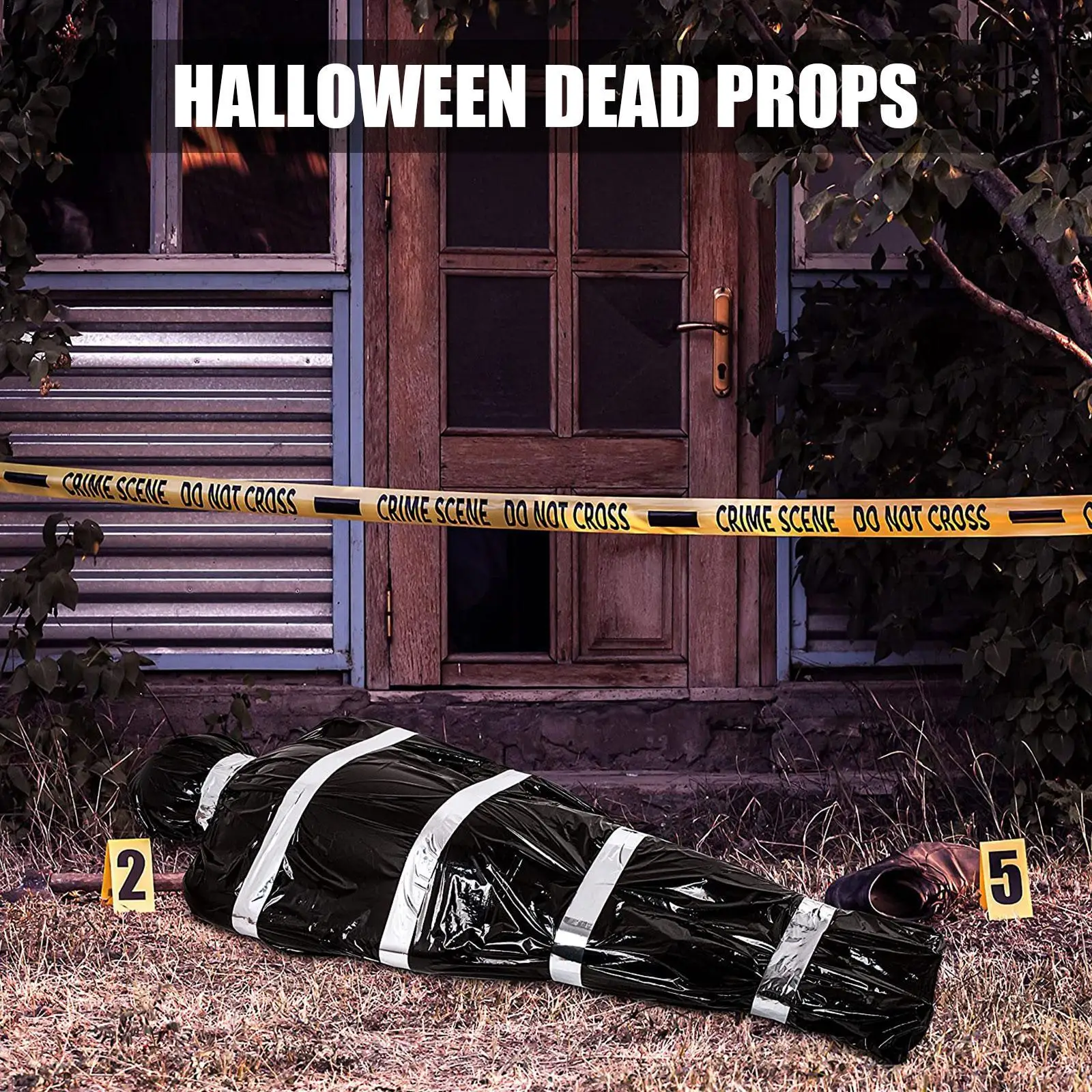 Scary Fake Corpse in Bag Halloween Decorations Dead Victim Props Outdoor Garden & Creepy Haunted House Decor (Requires Assembly)
Scary Fake Corpse in Bag Halloween Decorations Dead Victim Props Outdoor Garden & Creepy Haunted House Decor (Requires Assembly)