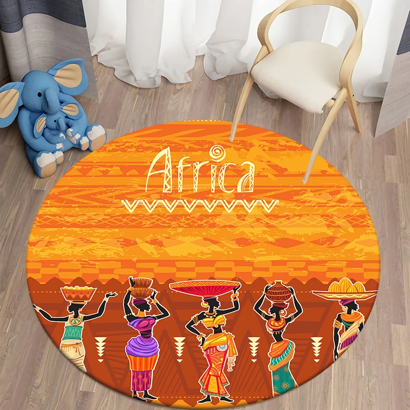 3D cartoon African Themed round carpet floor mat living room carpet polyester carpet mat children's room decoration cat Cushion
3D cartoon African Themed round carpet floor mat living room carpet polyester carpet mat children's room decoration cat Cushion
