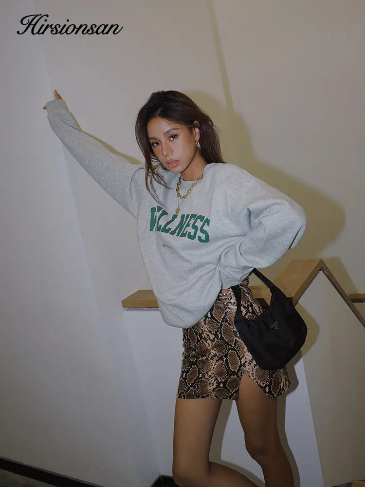 Hirsionsan Letter Print Women Sweatshirt 2022 New Warm Full Sleeve Hoodies Ladies Streetwear Winter Pullovers Loose Clothes
Hirsionsan Letter Print Women Sweatshirt 2022 New Warm Full Sleeve Hoodies Ladies Streetwear Winter Pullovers Loose Clothes