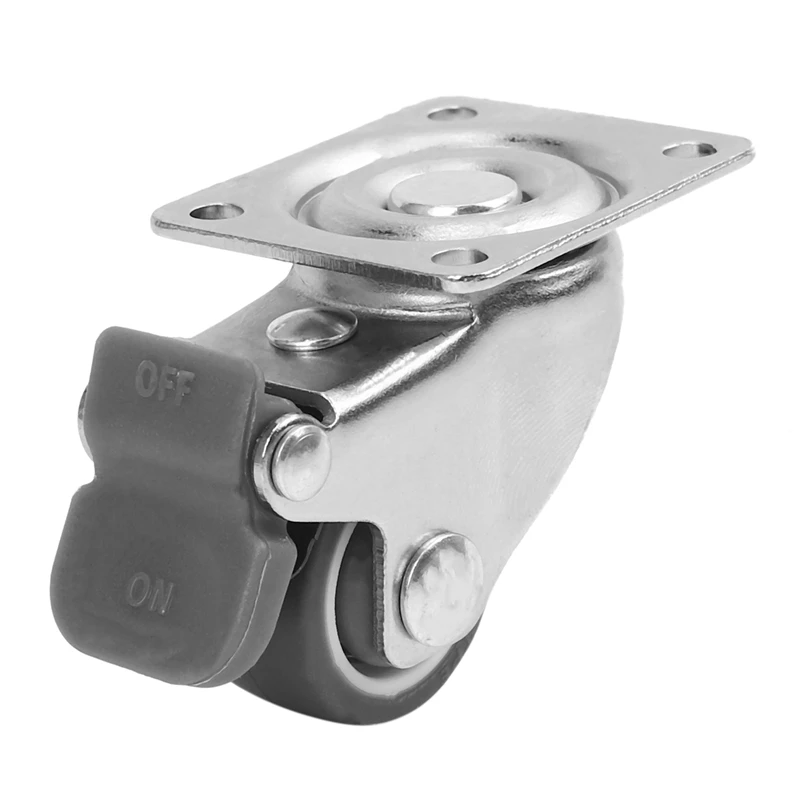 Spot Goods 8 Pack 1 Inch Low Profile Casters Wheels Soft Rubber Swivel Caster (4 With Brakes & 4 Without)
Spot Goods 8 Pack 1 Inch Low Profile Casters Wheels Soft Rubber Swivel Caster (4 With Brakes & 4 Without)