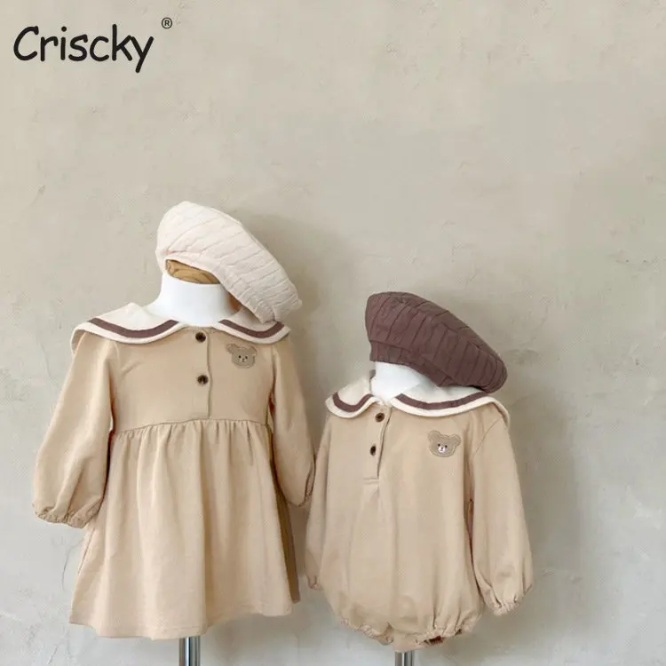 Criscky 2022 Autumn Spring Children Clothes Cotton Baby Girls Dress Cartoon Long Sleeve Turn Down Collar Casual Kids Dresses
Criscky 2022 Autumn Spring Children Clothes Cotton Baby Girls Dress Cartoon Long Sleeve Turn Down Collar Casual Kids Dresses