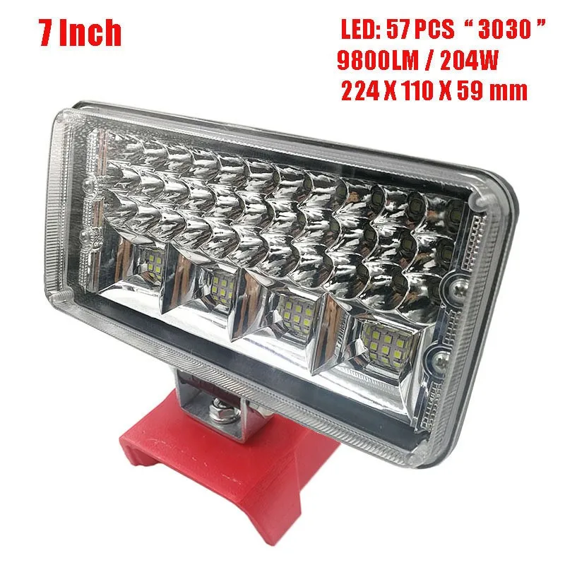 1pc For Cordless 18V Lithium-Ion Battery USB Port LED Work Light High And Low Beam Control Portable Flashlights
1pc For Cordless 18V Lithium-Ion Battery USB Port LED Work Light High And Low Beam Control Portable Flashlights