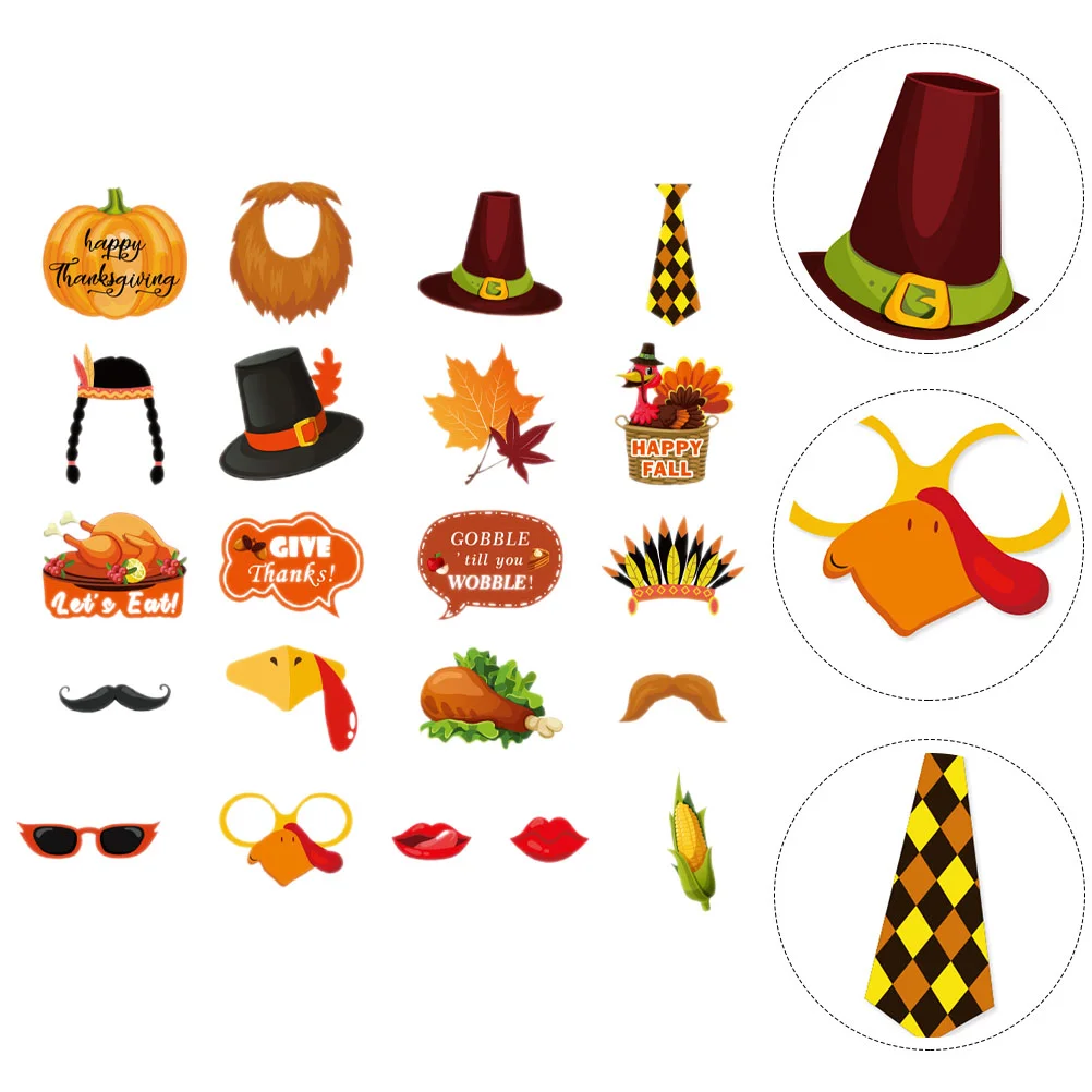 21 Pcs Apparel Thanksgiving DIY Photo Prop Party Decor Paper Props Autumn Prom Taking Tool Picture
21 Pcs Apparel Thanksgiving DIY Photo Prop Party Decor Paper Props Autumn Prom Taking Tool Picture