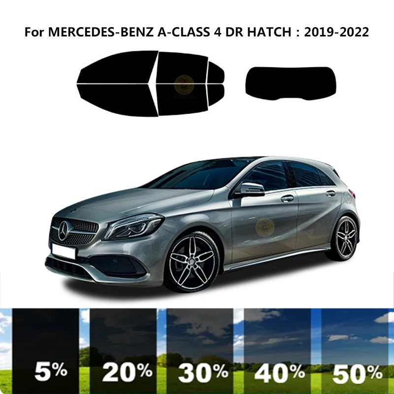 Precut nanoceramics car UV Window Tint Kit Automotive Window Film For MERCEDES-BENZ A-CLASS 4 DR HATCH 2019-2022
Precut nanoceramics car UV Window Tint Kit Automotive Window Film For MERCEDES-BENZ A-CLASS 4 DR HATCH 2019-2022
