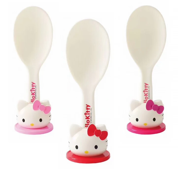 Home Sanrio Spoon Kitty Head Cartoon Animal Panda Stand Flat Rice Shovel With Base Plastic Non-stick Rice Kitchen Spoon 
Home Sanrio Spoon Kitty Head Cartoon Animal Panda Stand Flat Rice Shovel With Base Plastic Non-stick Rice Kitchen Spoon