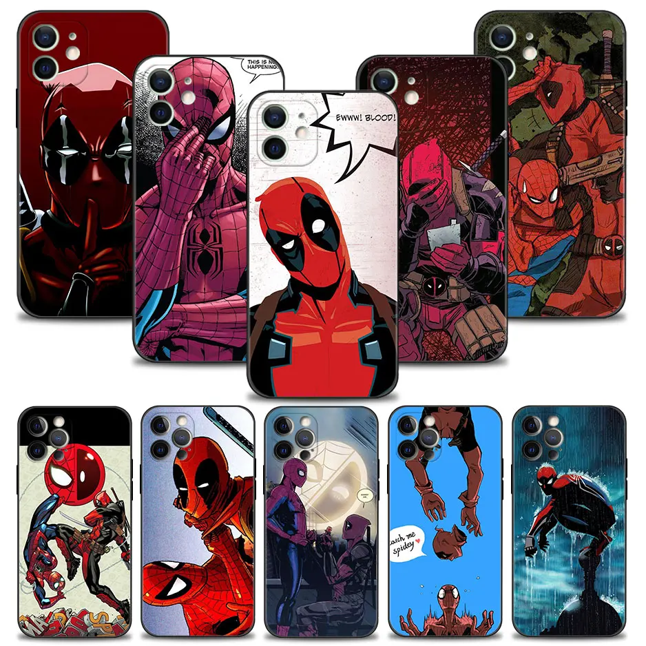 Marvel Spider-Man VS Deadpoo Case For Apple iPhone 11 12 13 14 Pro Mini X XR XS Max 6 6S 7 8 Plus 5 5S SE 2022 Cover Funda Coque
Marvel Spider-Man VS Deadpoo Case For Apple iPhone 11 12 13 14 Pro Mini X XR XS Max 6 6S 7 8 Plus 5 5S SE 2022 Cover Funda Coque