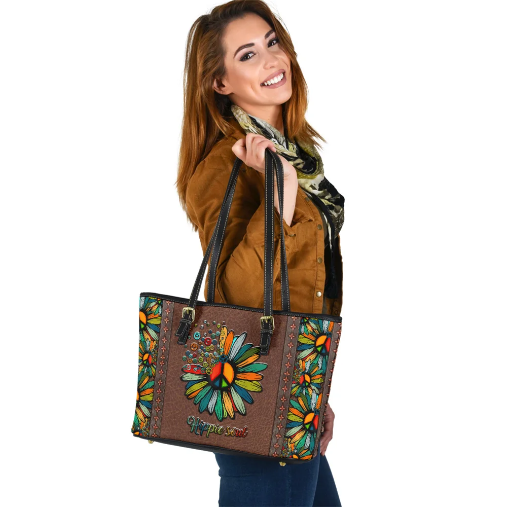 Hippie Soul Brand Design Hand Bags for Women 2021 New Luxury Handbags Colorful Sunflower Pattern Casual Pu Crossbody Bag Female
Hippie Soul Brand Design Hand Bags for Women 2021 New Luxury Handbags Colorful Sunflower Pattern Casual Pu Crossbody Bag Female