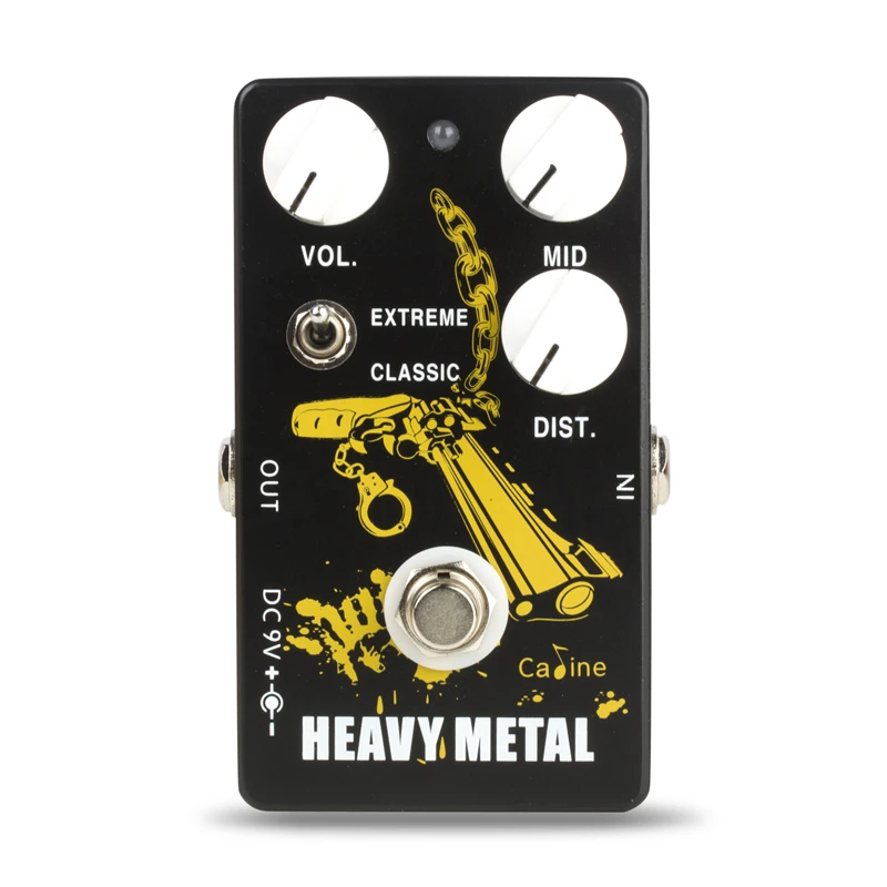 Caline CP-77 Bounty Hunter Heavy Metal High Gain Distortion Guitar Effect Pedal True Bypass Guitar Accessories
Caline CP-77 Bounty Hunter Heavy Metal High Gain Distortion Guitar Effect Pedal True Bypass Guitar Accessories