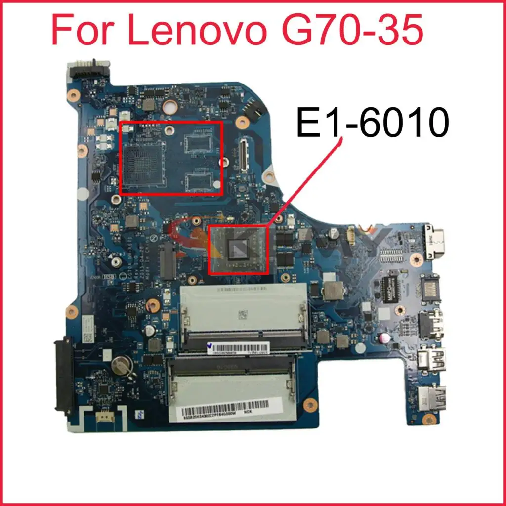 NM-A671 For Lenovo G70-35 Laptop Motherboard CG70A NM-A671 E1-6010 FRU 5B20K04302 DDR3 100% Fully Tested
NM-A671 For Lenovo G70-35 Laptop Motherboard CG70A NM-A671 E1-6010 FRU 5B20K04302 DDR3 100% Fully Tested