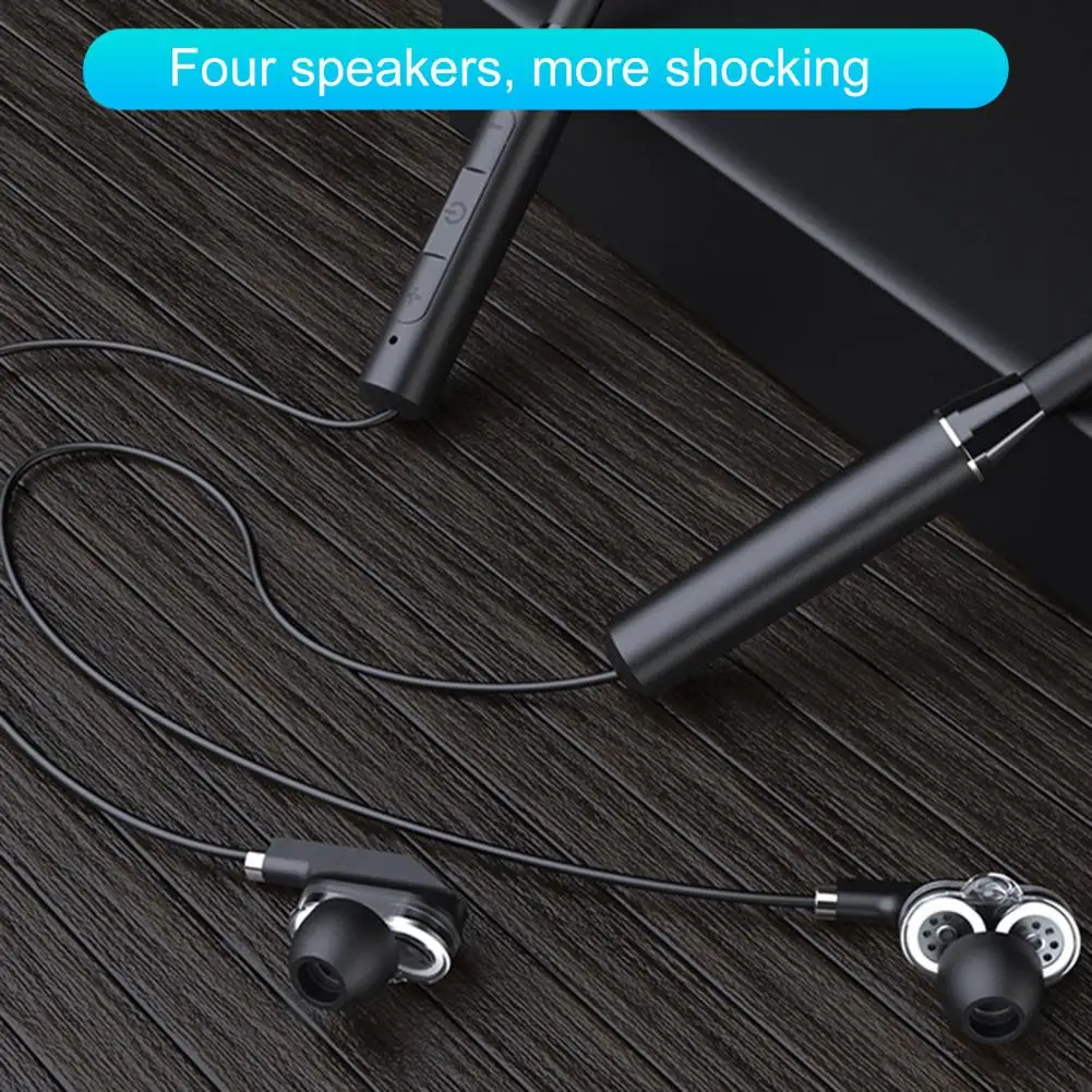 BL06 Bluetooth Earphone Hifi Stereo Headphones In-Ear Silicone Neckband Wireless Subwoofer Headset With Mic Noise Cancelling
BL06 Bluetooth Earphone Hifi Stereo Headphones In-Ear Silicone Neckband Wireless Subwoofer Headset With Mic Noise Cancelling