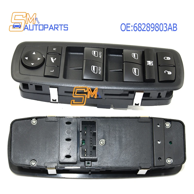 Новый переключатель управления окном питания для Jeep Mopar Grand Cherokee 2016-2019 68289803AB 68319803AA, автомобильные аксессуары 
Новый переключатель управления окном питания для Jeep Mopar Grand Cherokee 2016-2019 68289803AB 68319803AA, автомобильные аксессуары