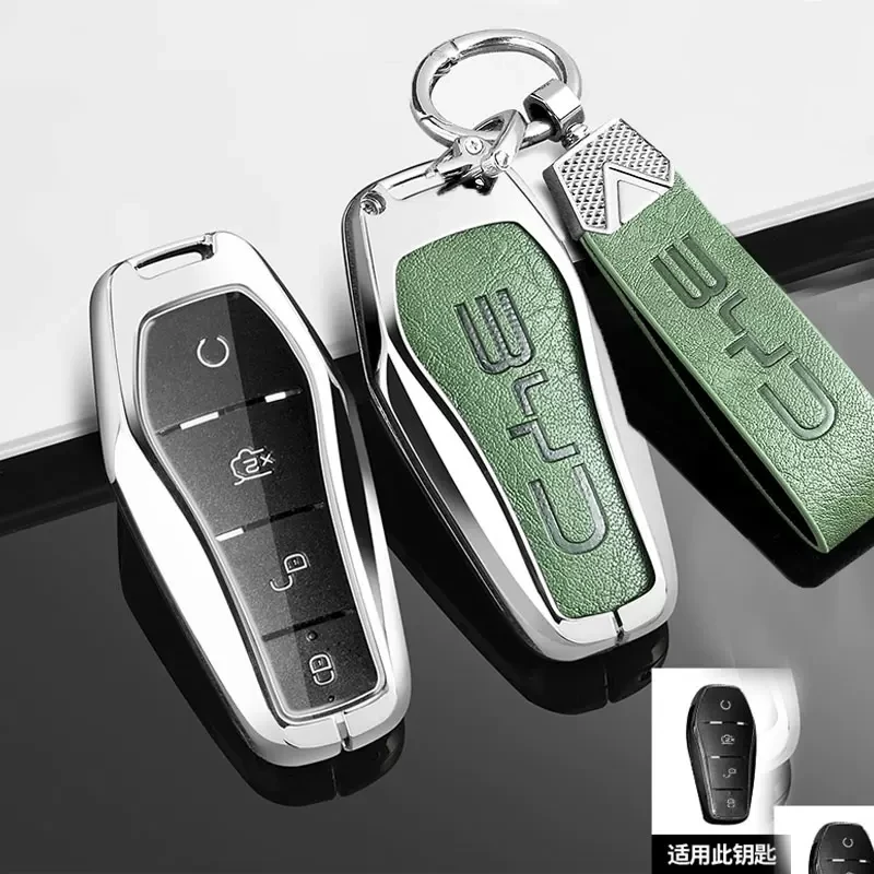 

Car Key Case Full Cover Protector Holder Shell For BYD Tang EV600 Han EV Yuan ATTO 3 Song PLUS Pro MAX DMI Qin Auto Accessories